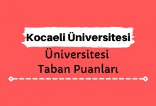 Kocaeli Üniversitesi Taban Puanları ve Başarı Sıralamaları, KOÜ Üniversitesi Puanları