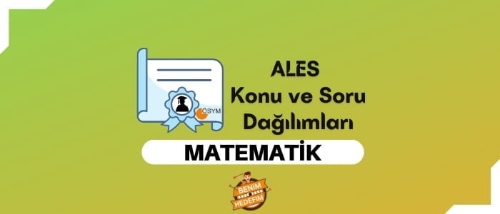 ALES Matematik Konuları, ALES Matematik Soru Dağılımı