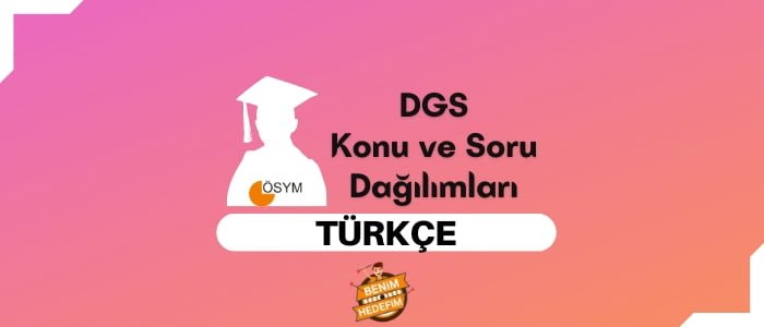 DGS Türkçe Konuları, DGS Türkçe Soru Dağılımı