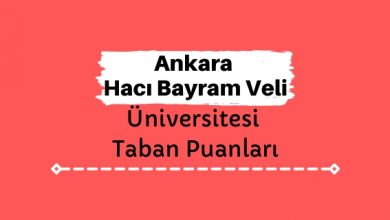 Ankara Hacı Bayram Veli Üniversitesi Taban Puanları ve Sıralamaları