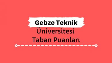 Gebze Teknik Üniversitesi Taban Puanları ve Sıralamaları, GTÜ Taban Puanları ve Başarı Sıralaması