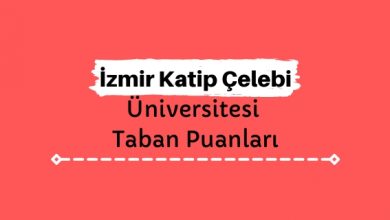 İzmir Katip Çelebi Üniversitesi Taban Puanları ve Sıralamaları