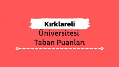 Kırklareli Üniversitesi Taban Puanları ve Sıralamaları, KLÜ Taban Puanları ve Başarı Sıralaması