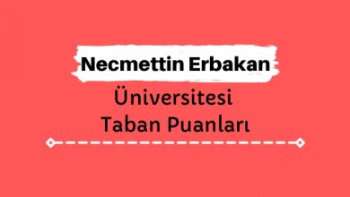 Necmettin Erbakan Üniversitesi Taban Puanları ve Sıralamaları