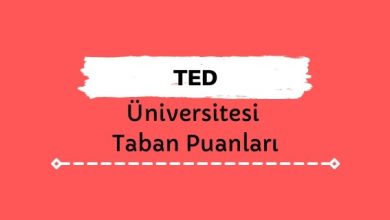 TED Üniversitesi Taban Puanları ve Sıralamaları - TEDÜ