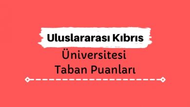Uluslararası Kıbrıs Üniversitesi Taban Puanları ve Sıralamaları