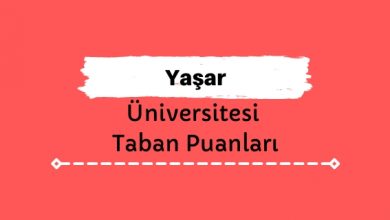 Yaşar Üniversitesi Taban Puanları ve Sıralamaları - YÜ